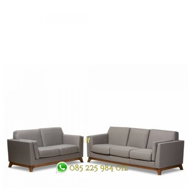 Sofa Minimalis Ruang Tamu Kayu Jati Indomebel Id