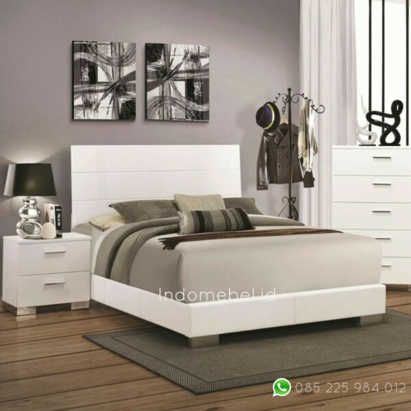 Dipan Modern Warna Putih Supra - Indomebel.id